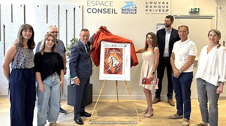 EQUESTRIA - Un timbre collector pour les 30 ans du festival tarbais